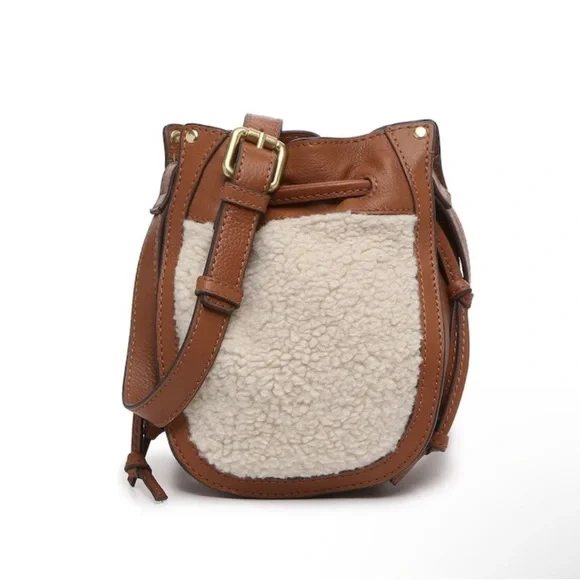 Crown Vintage brown full Leather Bucket Backpack Crown Vintage | Bags | Leather Bucket Backpack | Poshmark main image 3
